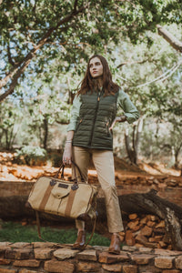 Ranger Canvas And Leather Overnight Bag
