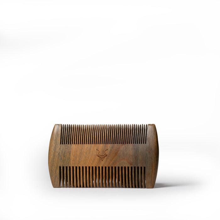 Green Sandalwood Beard Comb