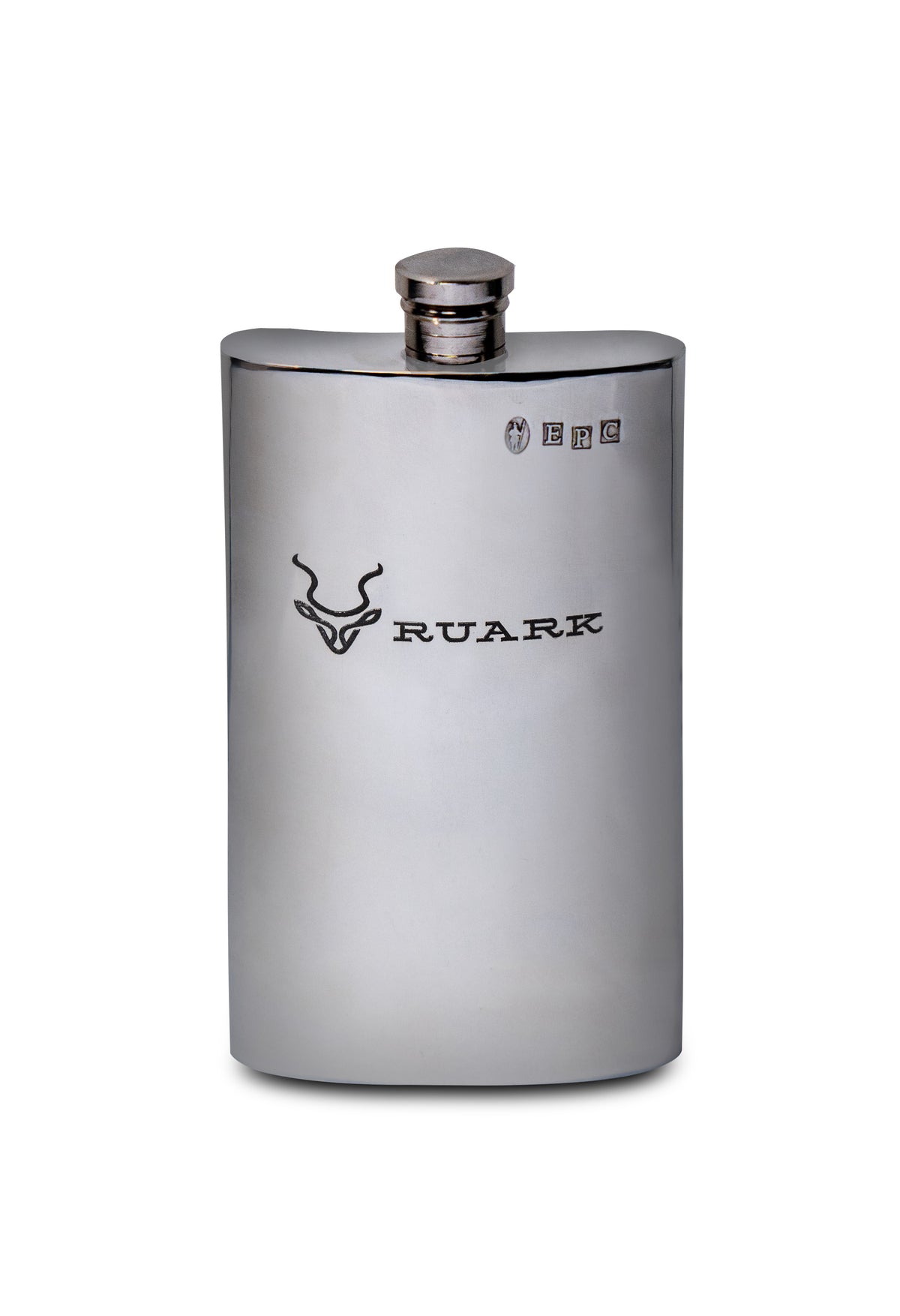 Tall Pewter 8oz Hip Flask