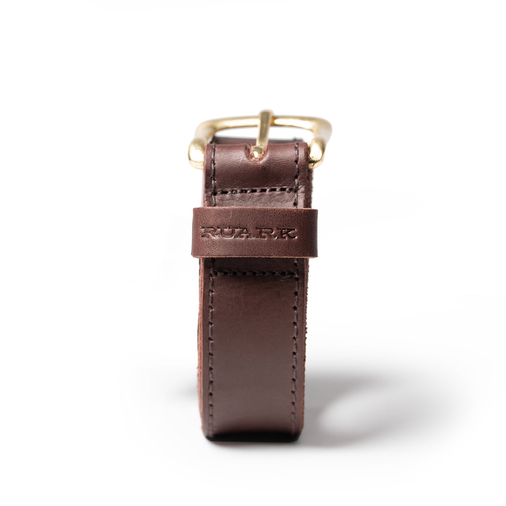 Leather Belt Side Stitch 38mm
