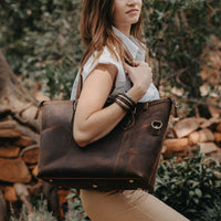Nairobi Leather Holdall Bag