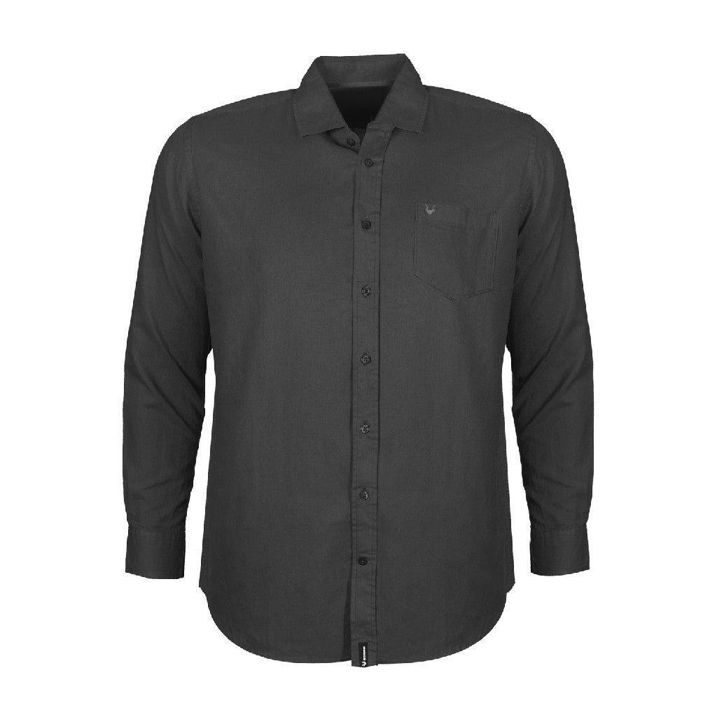 Relaxed Fit Linen Long Sleeve Shirt