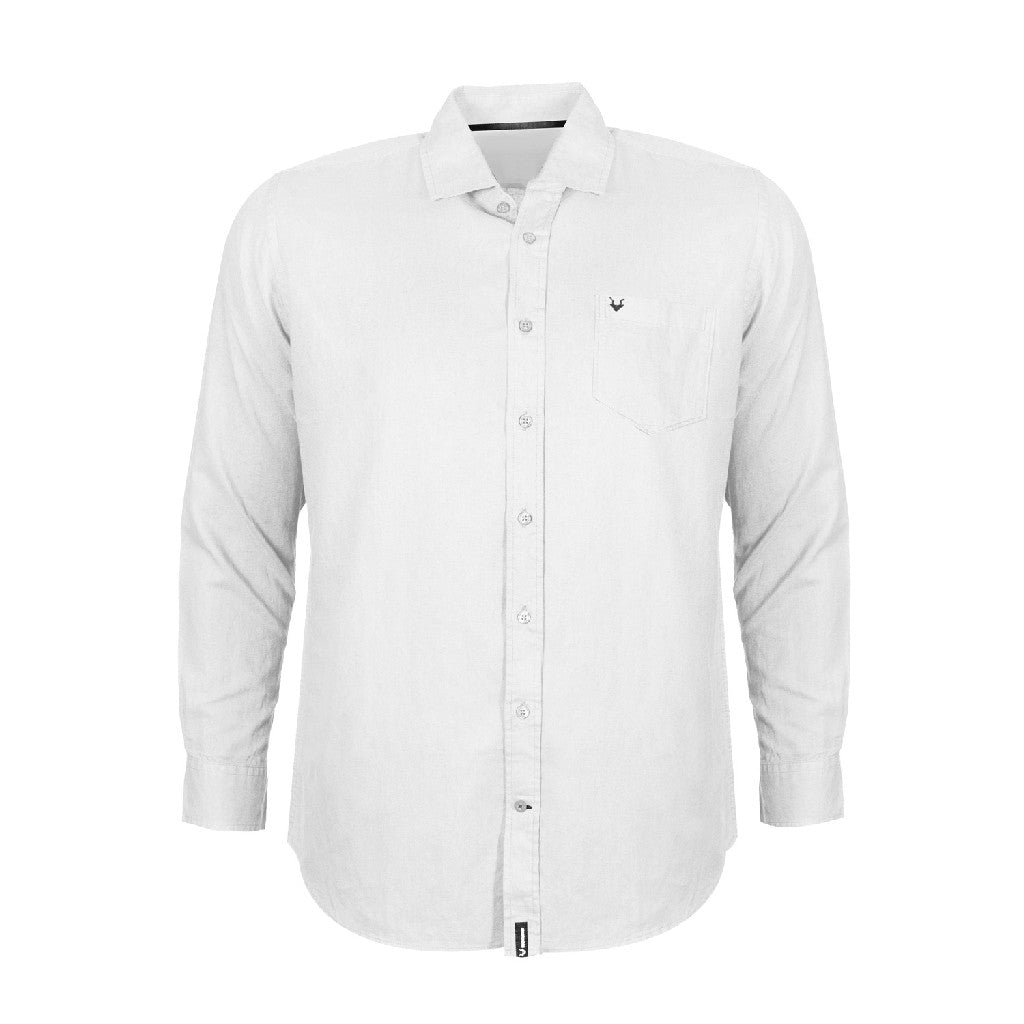 Relaxed Fit Linen Long Sleeve Shirt