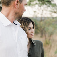 Relaxed Fit Linen Long Sleeve Shirt