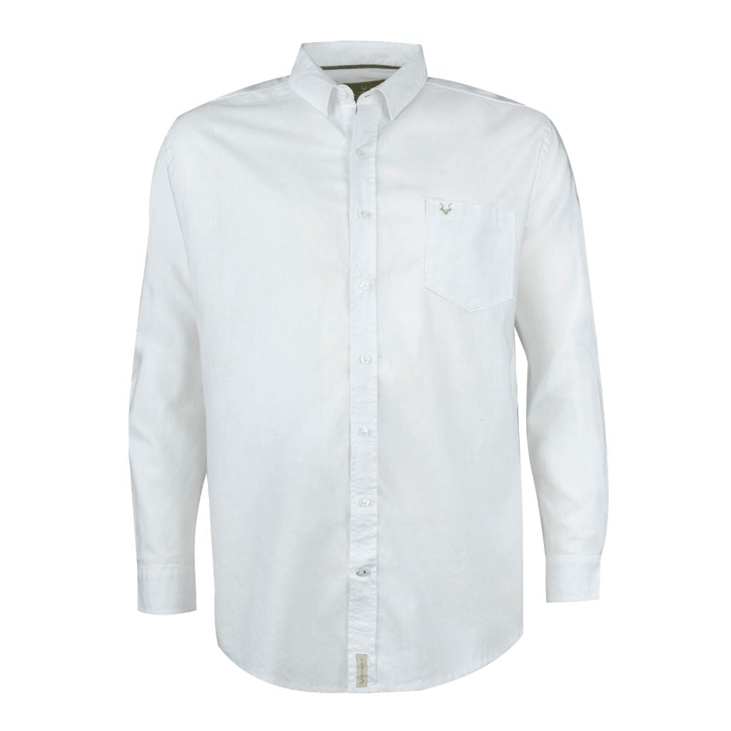 Classic Fit Linen Long Sleeve Shirt