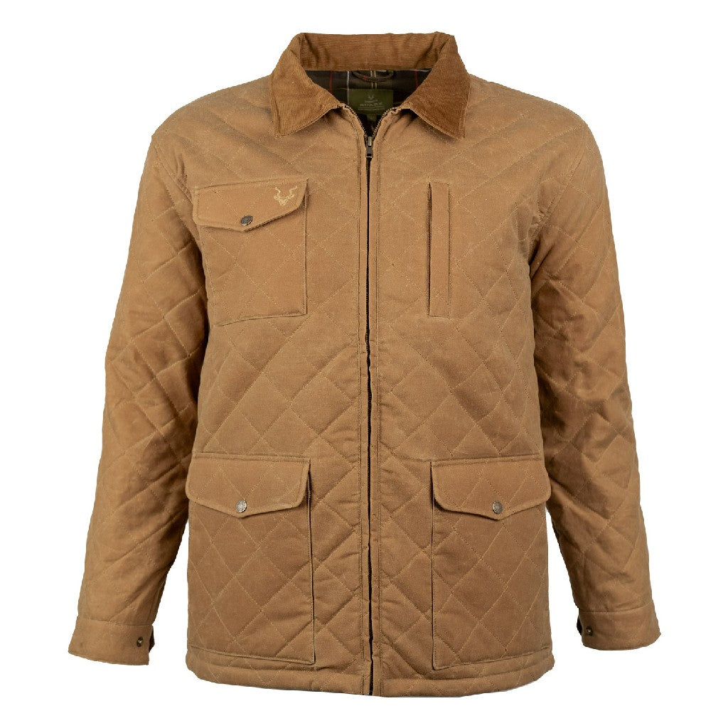 Waxed Cotton Quilted Jacket