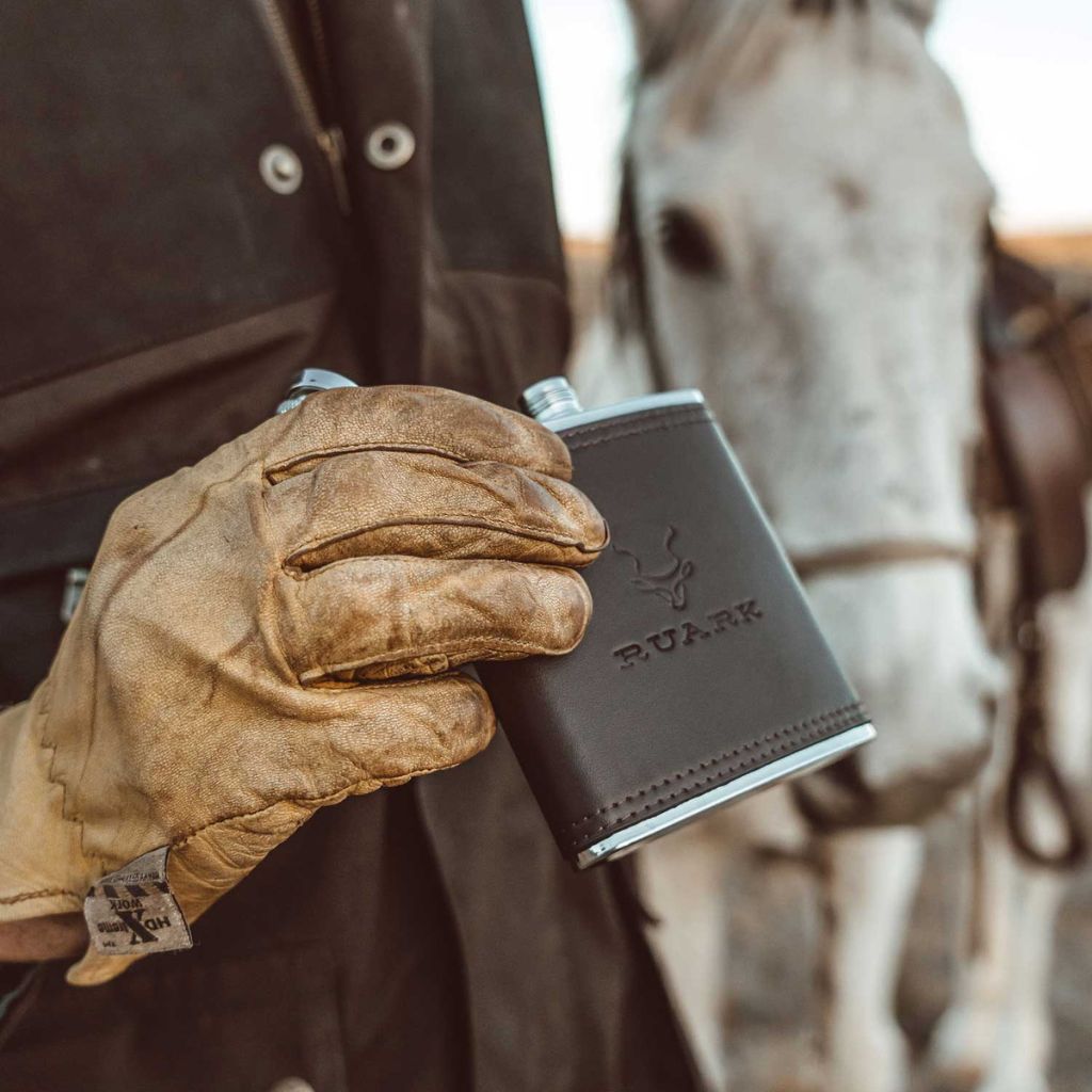 Leather Cased Flask