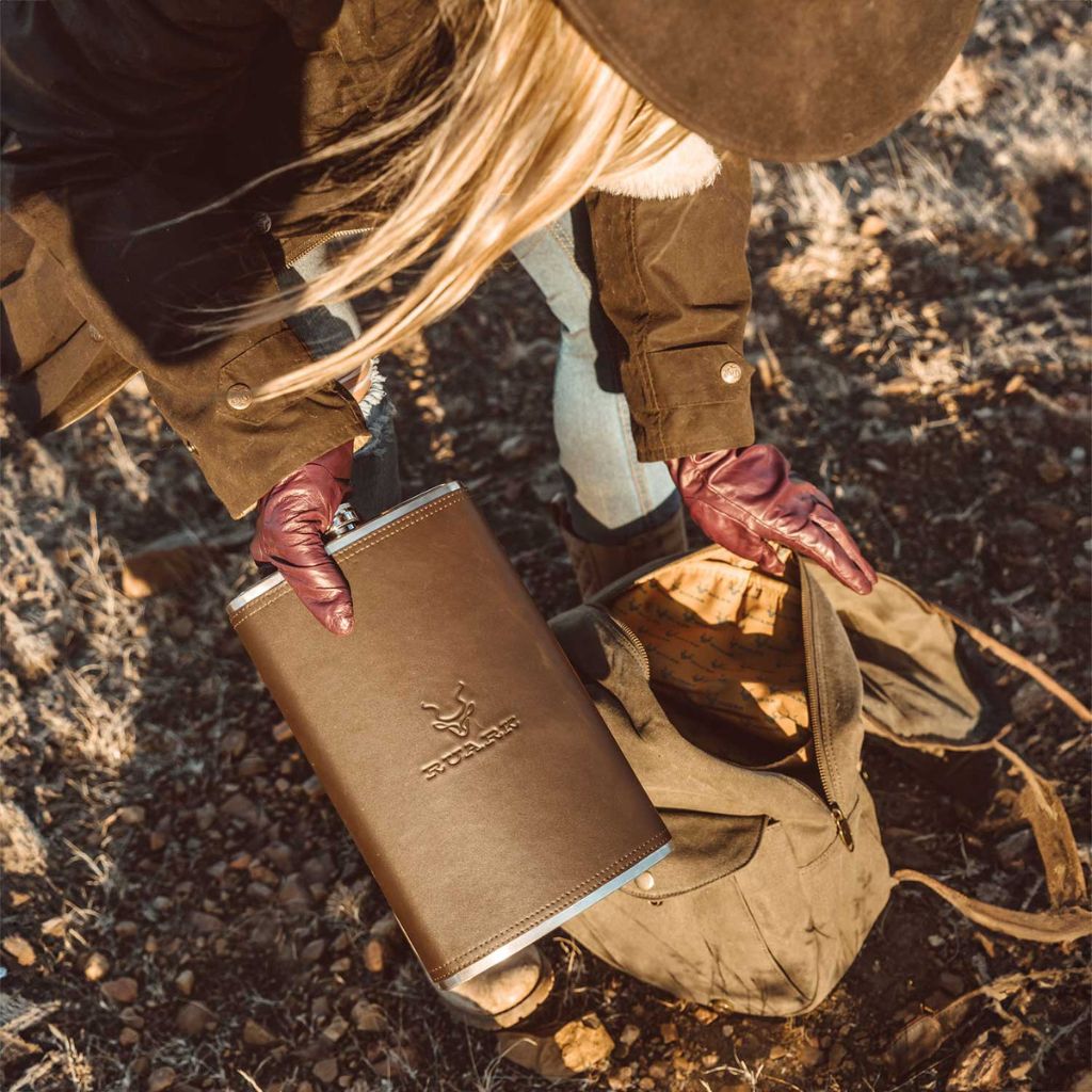 Leather Cased Flask