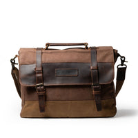 Amboseli Waxed Cotton Briefcase