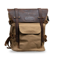 Samburu Canvas And Leather Backpack