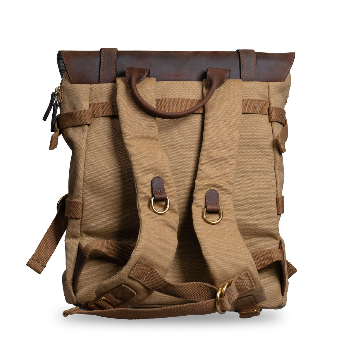 Samburu Canvas And Leather Backpack