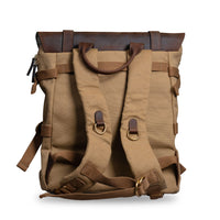 Samburu Canvas And Leather Backpack