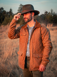 Waxed Cotton Quilted Jacket